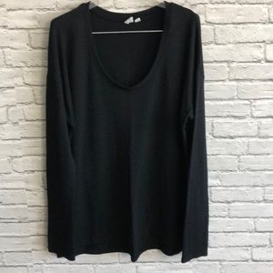 GAP lightweight black slouchy sweater size L